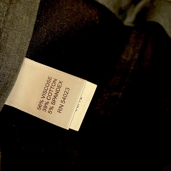 Banana Republic Sloane Fit Original Mid-Rise Black Pants - Size 2 - Picture 3 of 6